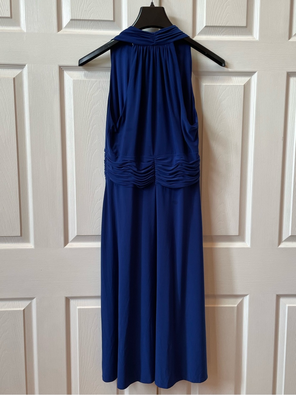 Evan Picone Royal Blue Sleeveless Maxi Dress - Picture 6 of 8